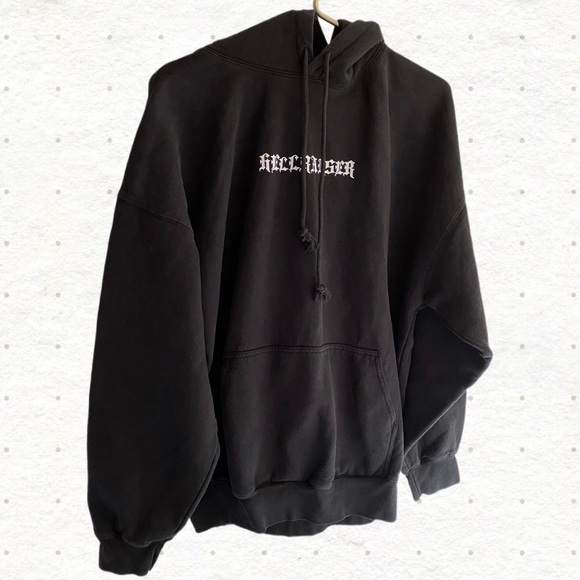 Brandy Melville Tops - Brandy Melville Christy Oversized Black Hoodie